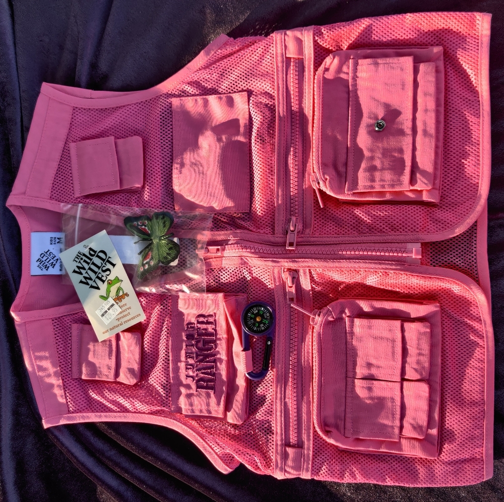 Children's Pink Size Medium Explorer Vest - Souvenir from Zions National Park